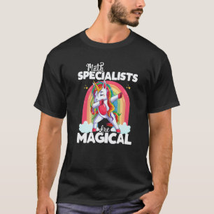 Back To School Math Specialist Squad Unicorn Magic T-Shirt