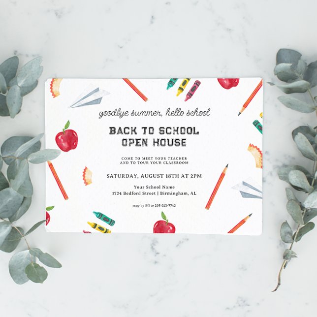 Back to School | Meet the Teacher Open House Invitation (Creator Uploaded)