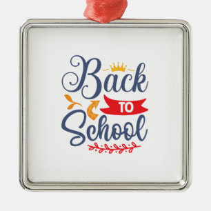 Back To School Metal Tree Decoration