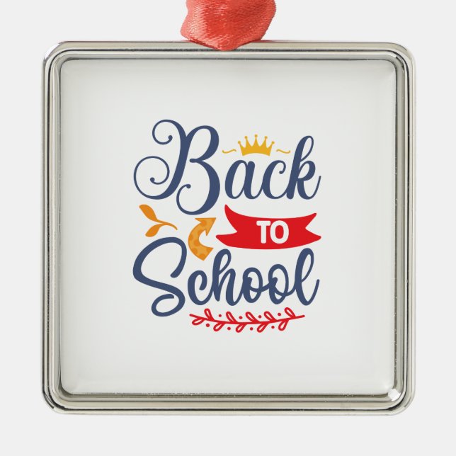 Back To School Metal Tree Decoration (Front)