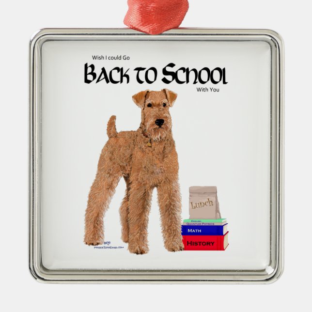 Back to School Metal Tree Decoration (Front)
