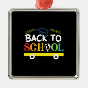 Back To School Metal Tree Decoration