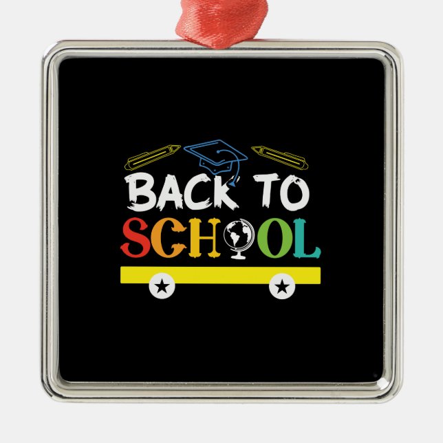 Back To School Metal Tree Decoration (Front)