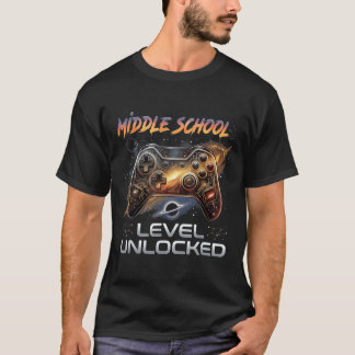 Back To School Middle School Boys Gamer Kid First T-Shirt