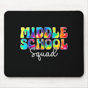 Back to school middle school squad team teacher mouse pad
