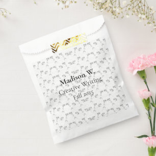 Back-to-School Minimal Line Pattern Summer Favour Bags