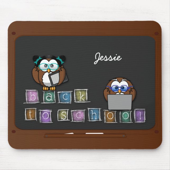 back to school mouse pad (Front)
