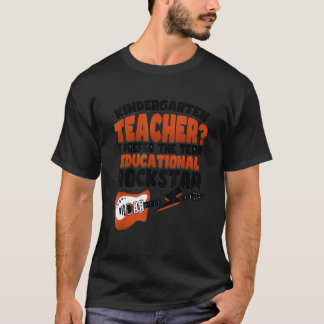 Back to School Music Guitar Kindergarten Teacher T-Shirt