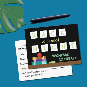 Back-to-school night postcard