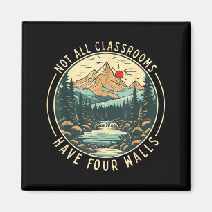 Back to school not classrooms have four walls magnet