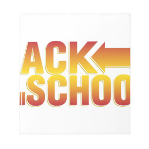 back to school notepad