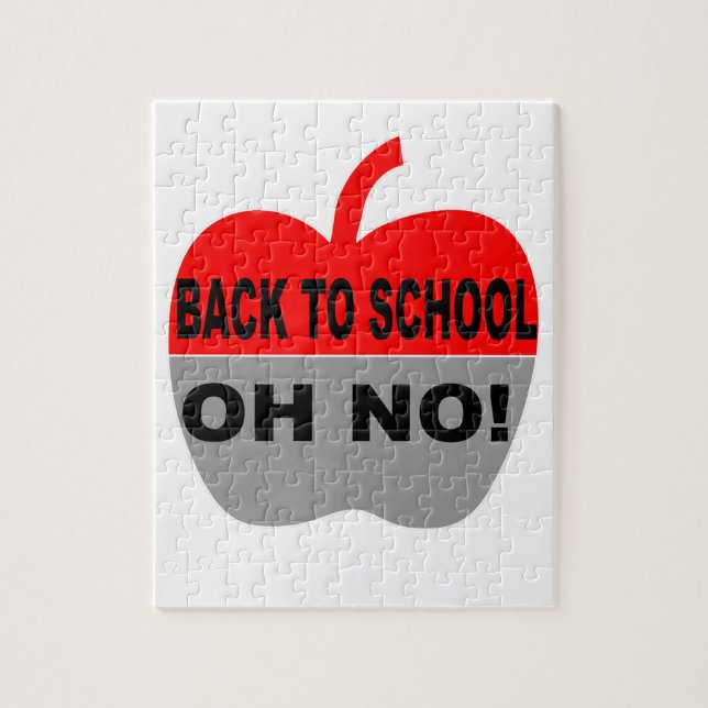 Back To School Oh No Jigsaw Puzzle (Vertical)