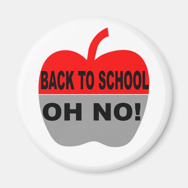 Back To School Oh No Magnet (Front)