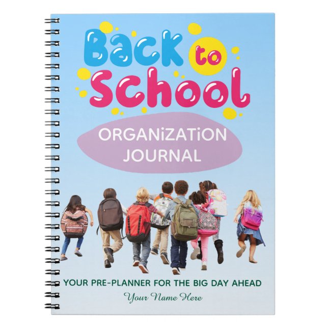 Back To School Organisational Journal (Front)