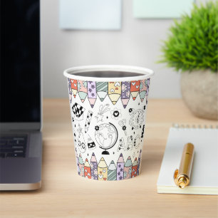 Back To School Paper Cups