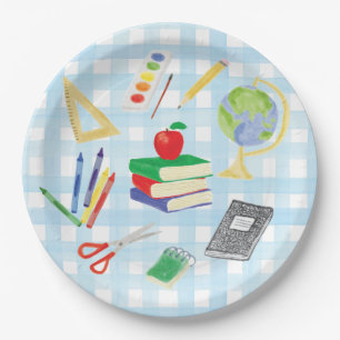 Back to School Party Paper Plates