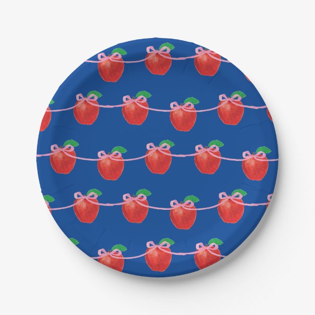 Back To School Party Paper Plates (Front)