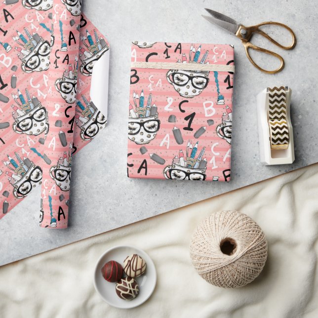 Back to School Pattern Wrapping Paper (Crafts)