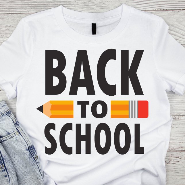 Back to School Pencil T-Shirt (Creator Uploaded)