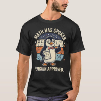 Back to School Penguin Approved Funny Math Teacher T-Shirt