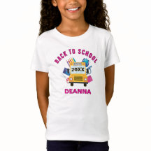 Back to School Personalised custom kids'