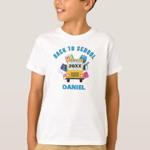 Back to School Personalised custom kids'