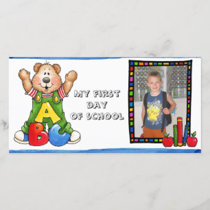 Back to school photocard announcement