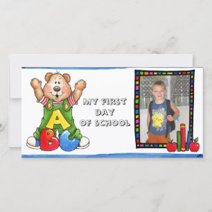 Back to school photocard announcement