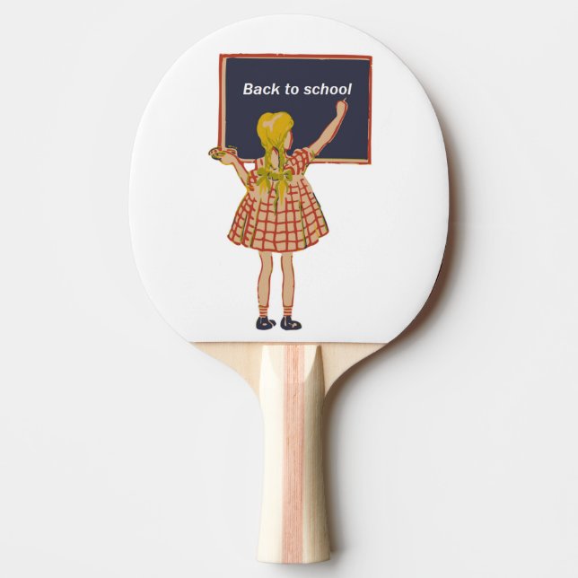 BACK TO SCHOOL PING PONG PADDLE (Front)