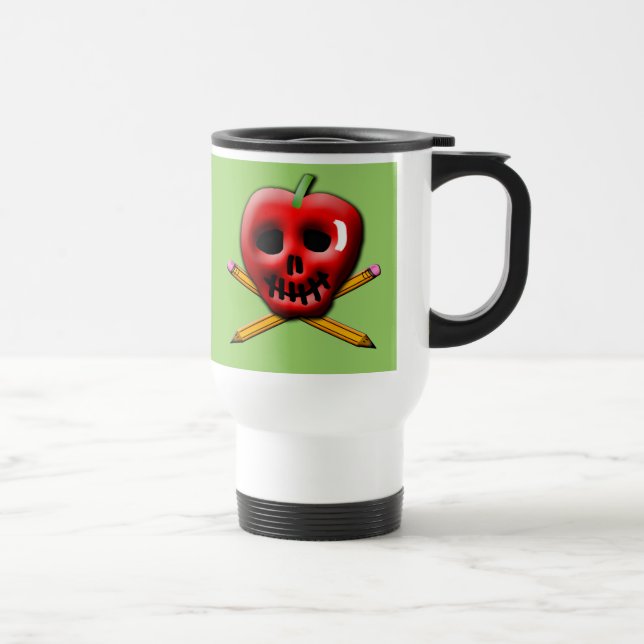 Back to School Pirate Inspired Design Travel Mug (Right)
