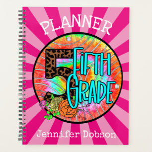 Back to school planner for fifth grade