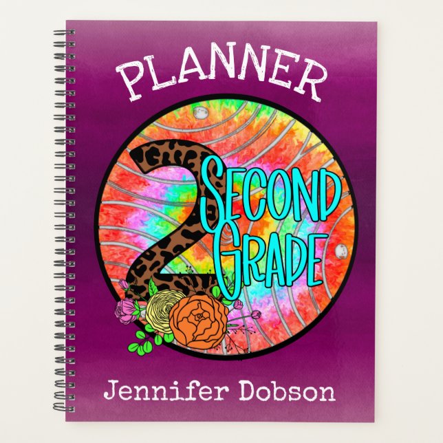 Back to school planner for second grade (Front)