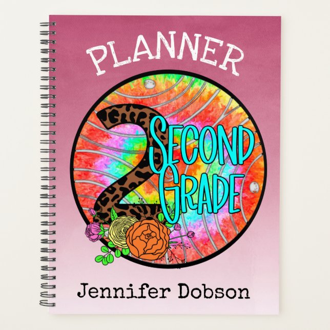Back to school planner for second grade (Front)