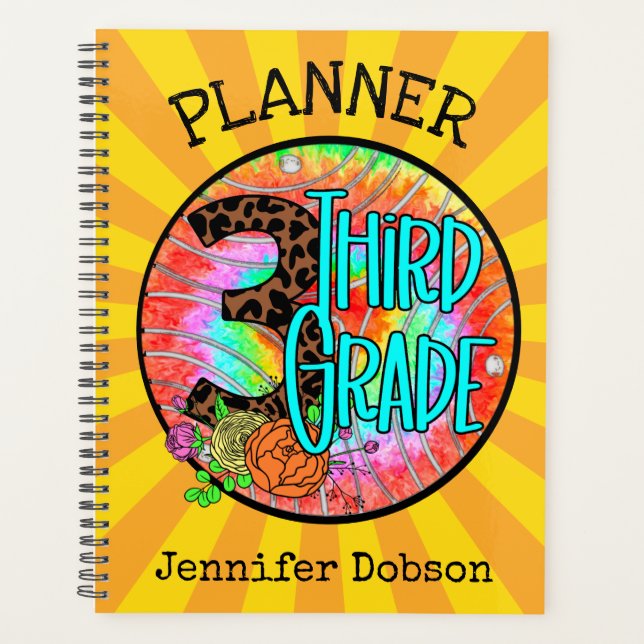 Back to school planner for third grade (Front)