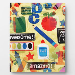 back to school plaque