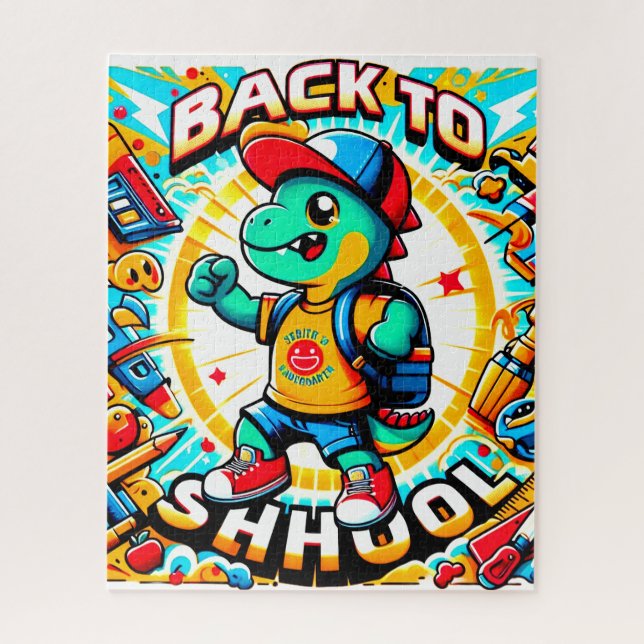Back to School Pocky Puzle Jigsaw Puzzle (Vertical)