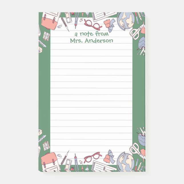 Back to School Post-it Notes (Front)