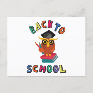 Back to school postcard