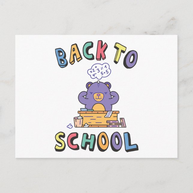 Back to school postcard (Front)