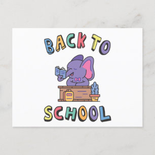 Back to school postcard