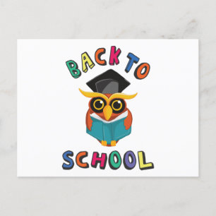 Back to school postcard