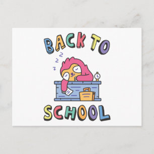 Back to school postcard