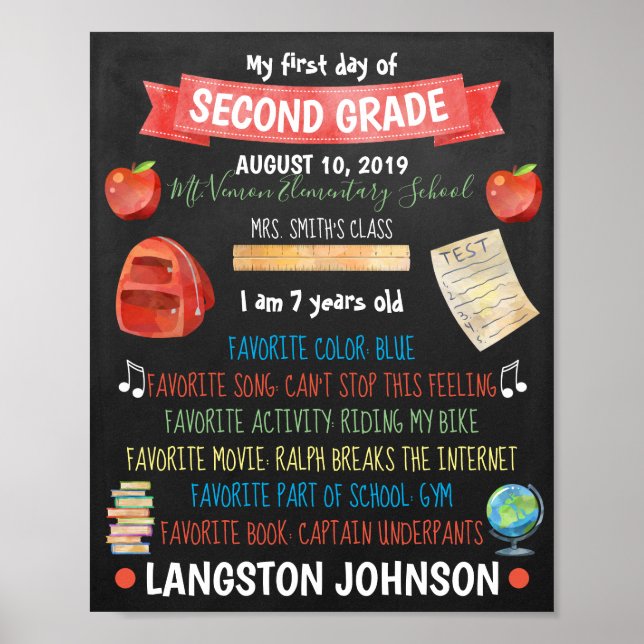 Back to School Poster (Front)
