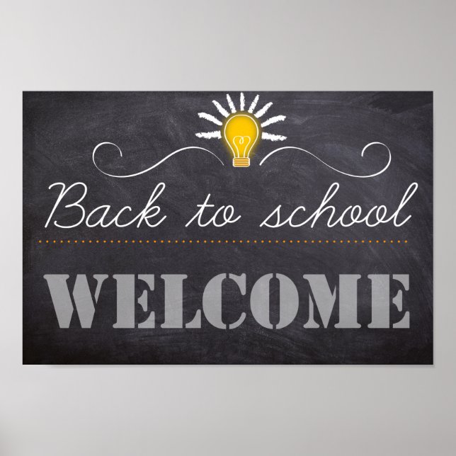 Back to school poster (Front)