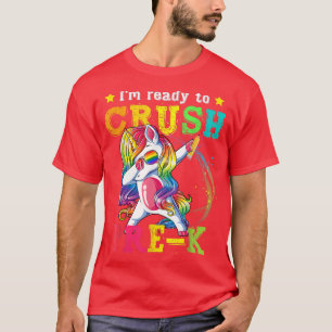 Back to School Pre K Dabbing Unicorn Girls Gift T-Shirt