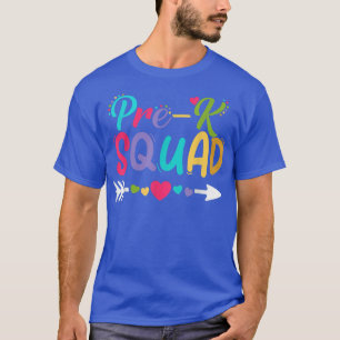 Back To School Pre-K Squad Teacher Student Kids T-Shirt