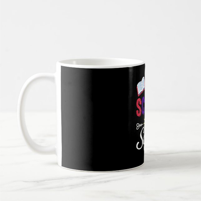 Back to school pre-k teacher student preschool coffee mug (Left)