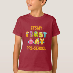 Back To School PRE-SCHOOL FIRST DAY T-Shirt