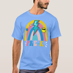 Back To School Prek Rainbow Teacher Student Kids T-Shirt