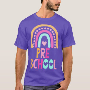 Back To School preschool Grade Rainbow Kids Women  T-Shirt